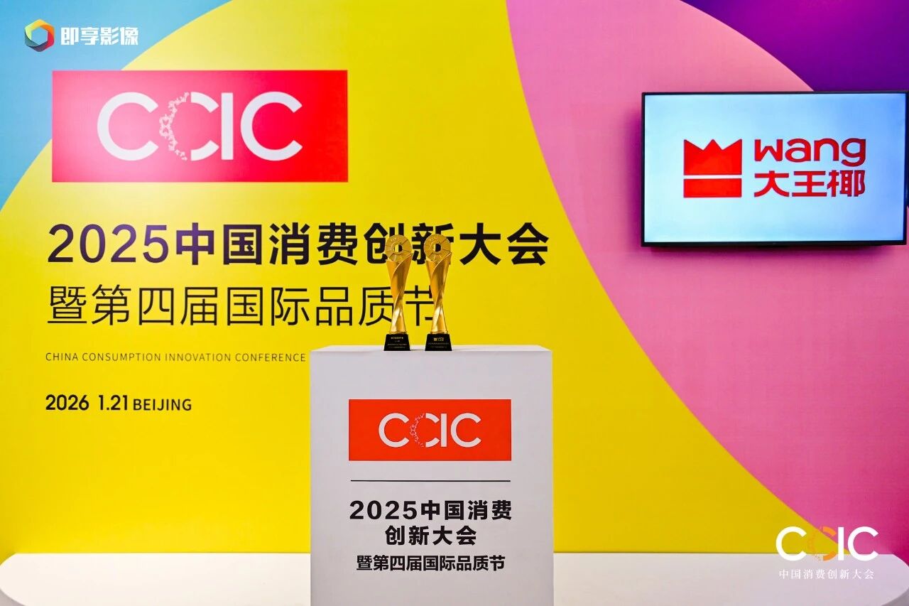 价值创新引领家居消费，大王椰荣膺2025中国消费创新大会两项大奖
