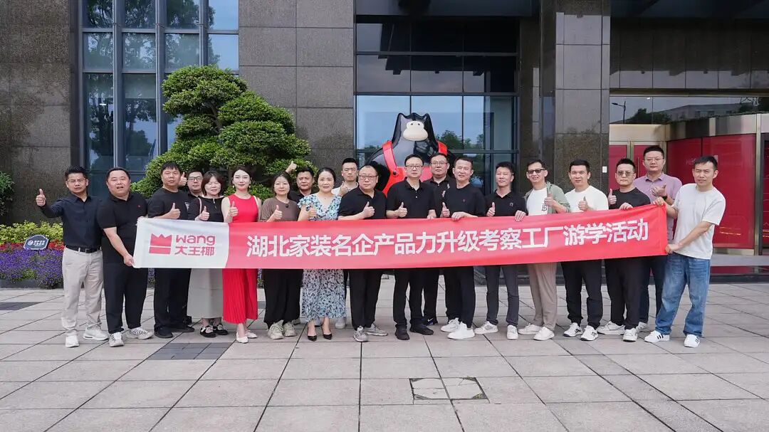 共探家装丨湖北家装考察团走进大王椰，共启产业合作新篇